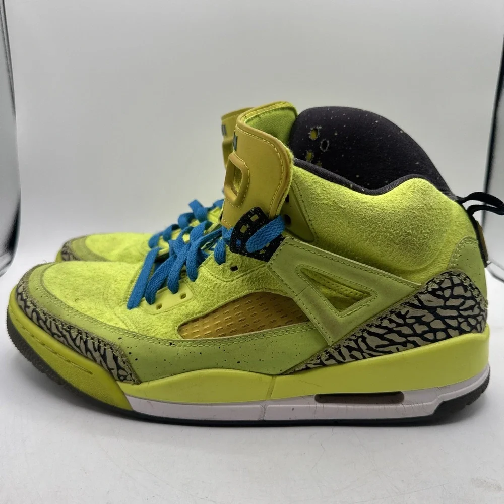 Size 10.5 - Air Jordan Spizike‎ 'BHM' (Neon) 579593-712